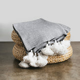 Pom Pom Moroccan Blankets