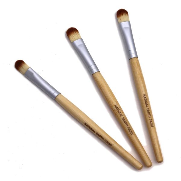 Natural Paint Brushes (Set of 3)