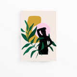 Female Flora Simple Print