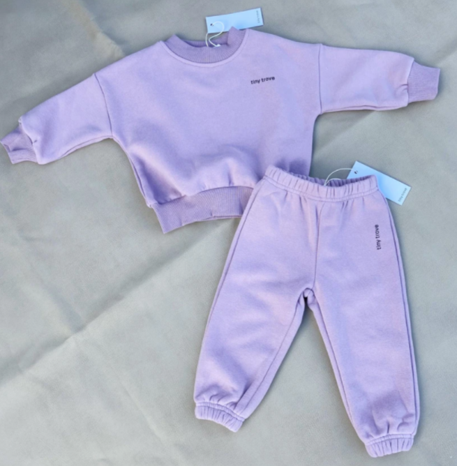 Tiny Trove Mini Sweat Suit - 100 % Cotton